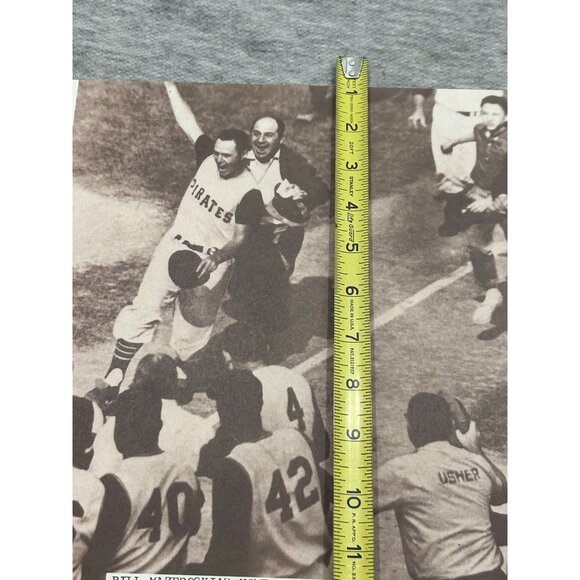 Bill Mazeroski's 1960 World Series Pittsburgh Pirates Team Home Run Photo 14×11 - Picture 2 of 3